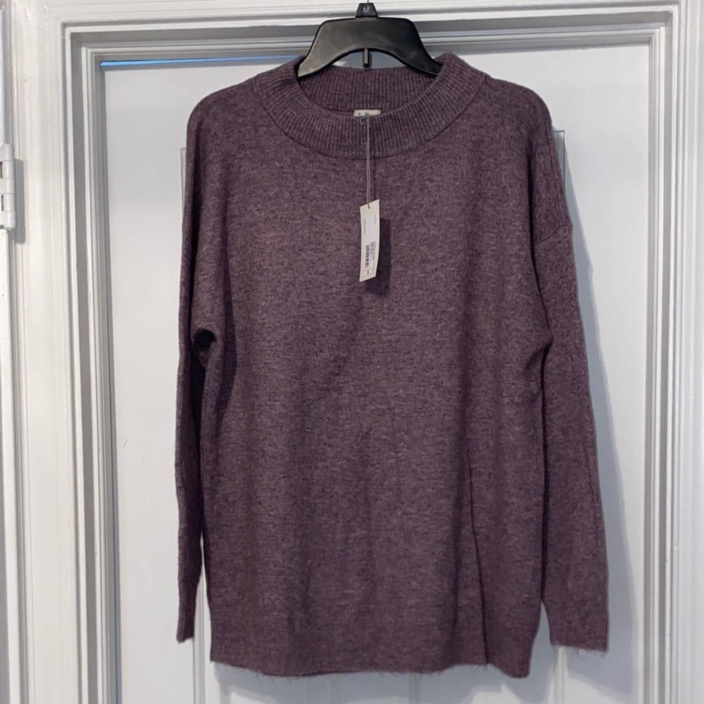 a new day Purple Crew Neck Sweater